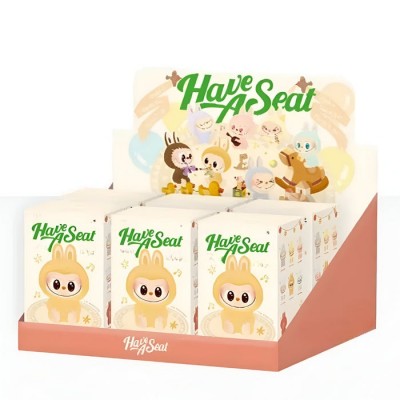 LABUBU THE MONSTERS HAVE A SEAT VINYL PLUSH BLIND BOX SERIES 1CT